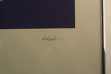 IB Geertsen 1976 "blue drops on purple background"